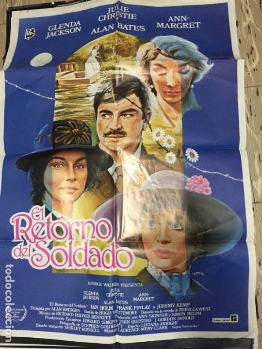 Cin&eacute;ma: CARTEL ORIGINAL CINE 70 X 100 CM APROX Julie Christie Glenda Jackson El retorno del soldado