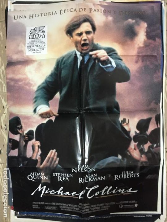 Cin&eacute;ma: CARTEL ORIGINAL CINE 70 X 100 CM APROX LIAM NEESON AIDAN QUINN MICHAEL COLLINS