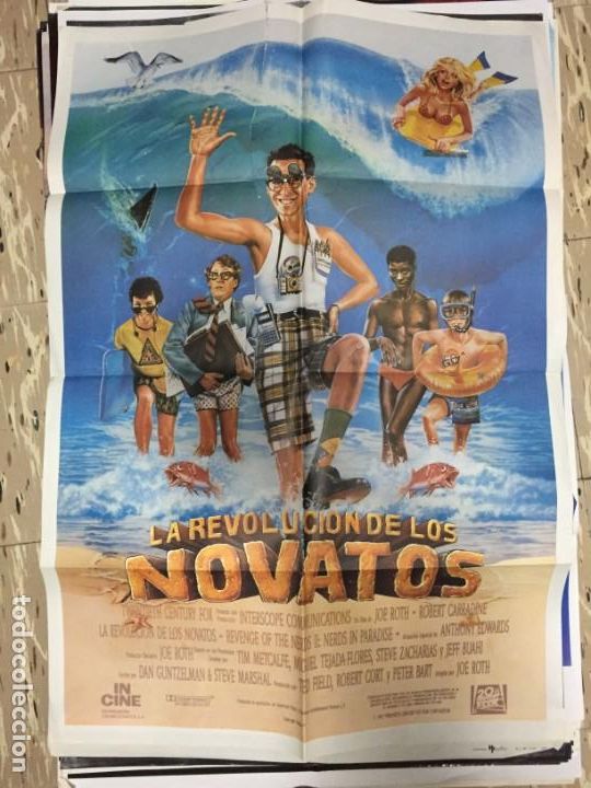 Cinema: CARTEL ORIGINAL CINE 70 X 100 CM APROX La revoluci&oacute;n de los novatos