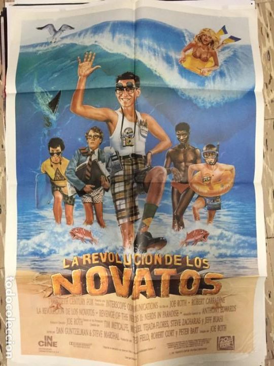 Cinema: CARTEL ORIGINAL CINE 70 X 100 CM APROX LA REVOLUCI&Oacute;N DE LOS NOVATOS