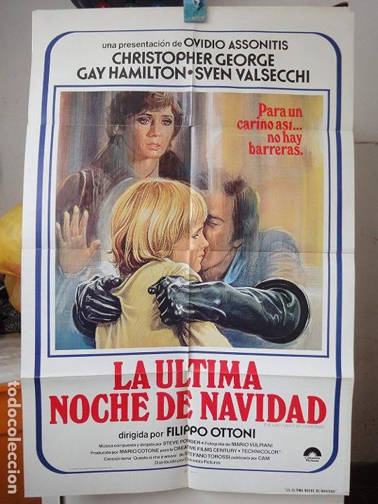 Cine: Poster Original La Ultima Noche De Navidad Questo Si Che E Amore Gay Hamilton Sven Valsecchi Ottoni