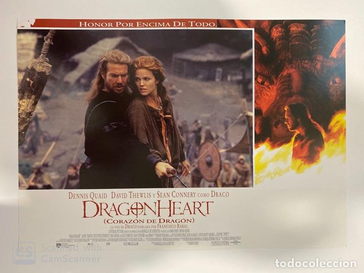 Cin&eacute;ma: AFICHE DE CINE. PELICULA DRAGONHEART. CORAZON DE DRAGON. MEDIDAS APROX.: 33 X 24 CM