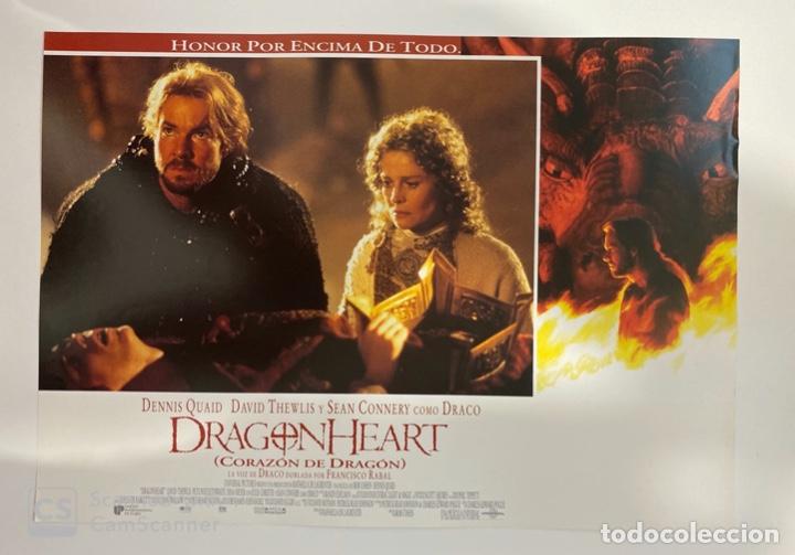 Cin&eacute;ma: AFICHE DE CINE. PELICULA DRAGONHEART. CORAZON DE DRAGON. MEDIDAS APROX.: 33 X 24 CM