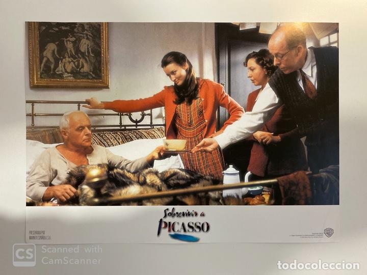 Cinema: AFICHE DE CINE. PELICULA: SOBREVIVIR A PICASSO. ANTHONY HOPKINS. MEDIDAS APROX.: 34 X 24 CM.