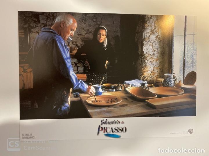 Cinema: AFICHE DE CINE. PELICULA: SOBREVIVIR A PICASSO. ANTHONY HOPKINS. MEDIDAS APROX.: 34 X 24 CM.