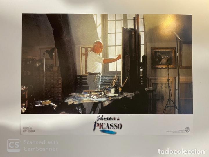 Cinema: AFICHE DE CINE. PELICULA: SOBREVIVIR A PICASSO. ANTHONY HOPKINS. MEDIDAS APROX.: 34 X 24 CM.