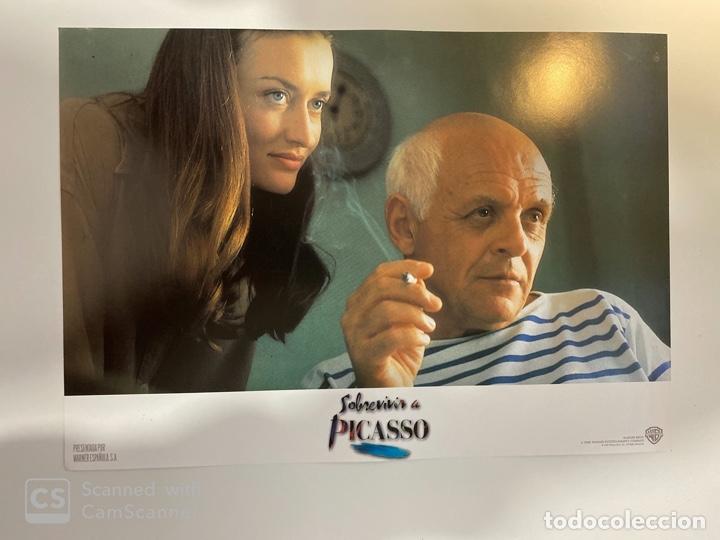 Cinema: AFICHE DE CINE. PELICULA: SOBREVIVIR A PICASSO. ANTHONY HOPKINS. MEDIDAS APROX.: 34 X 24 CM.