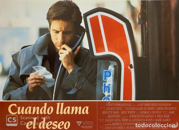 Cinema: AFICHE DE CINE. PELICULA: CUANDO LLAMA EL DESEO. MEDIDAS APROX.: 34 X 24 CM