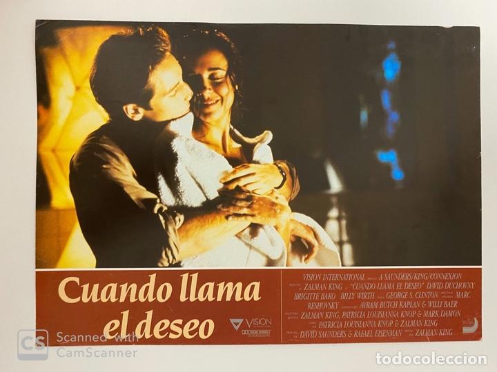 Cinema: AFICHE DE CINE. PELICULA: CUANDO LLAMA EL DESEO. MEDIDAS APROX.: 34 X 24 CM