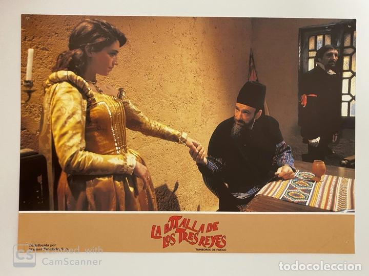 AFICHE DE CINE. PELICULA: LA BATALLA DE LOS TRES REYES. MEDIDAS APROX.: 34 X 24 CM (Cine - Posters y Carteles - Bélicas)