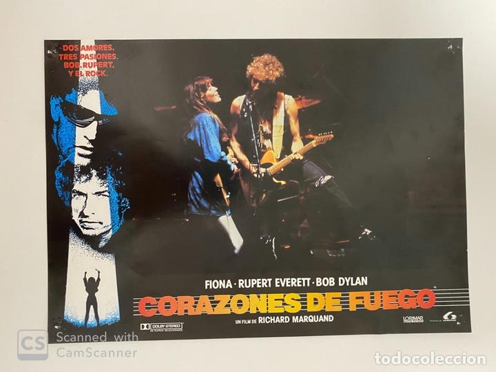 Cinema: AFICHE DE CINE. PELICULA: CORAZONES DE FUEGO. MEDIDAS APROX.: 34 X 24 CM