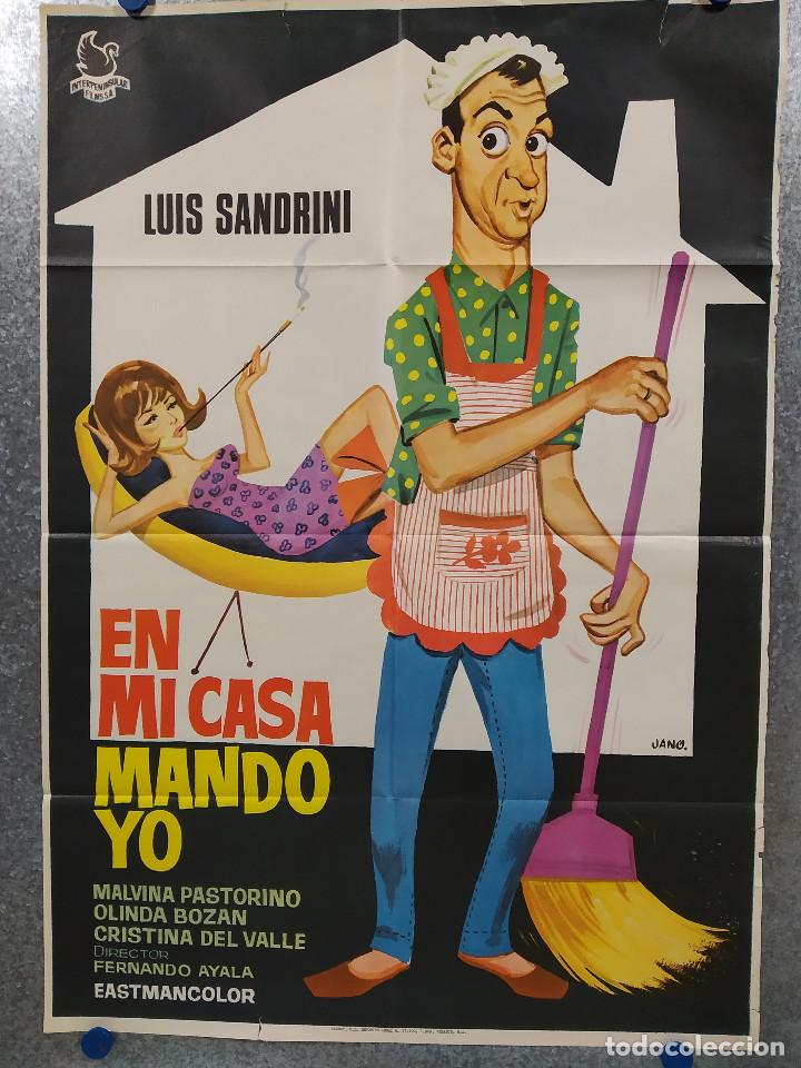 Kino: En mi casa mando yo. Luis Sandrini, Malvina Pastorino. A&Ntilde;O 1969. POSTER ORIGINAL