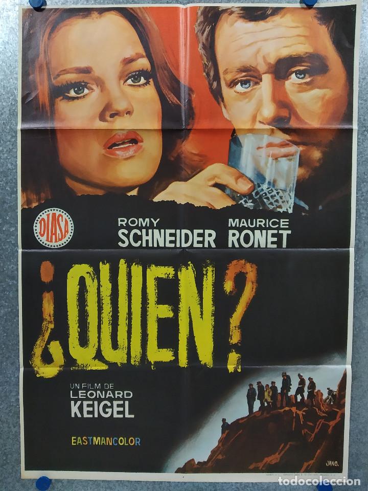Cinema: &iquest;Qui&eacute;n?. Romy Schneider, Maurice Ronet A&Ntilde;O 1970 POSTER ORIGINAL