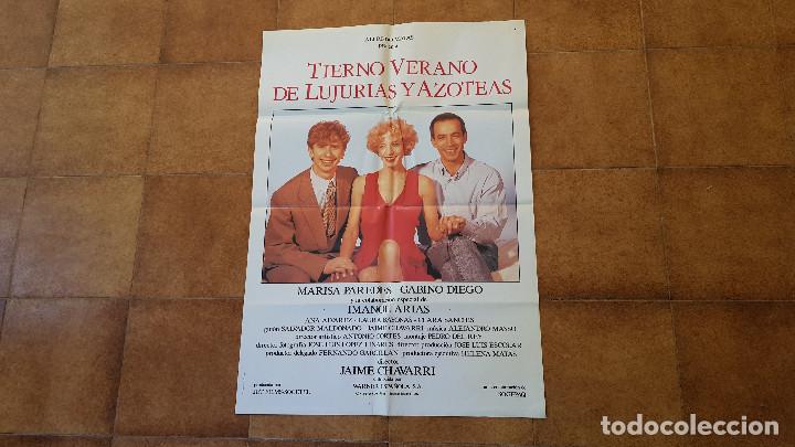 Kino: POSTER CARTEL TIERNO VERANO DE LUJURIAS Y AZOTEAS (1993)