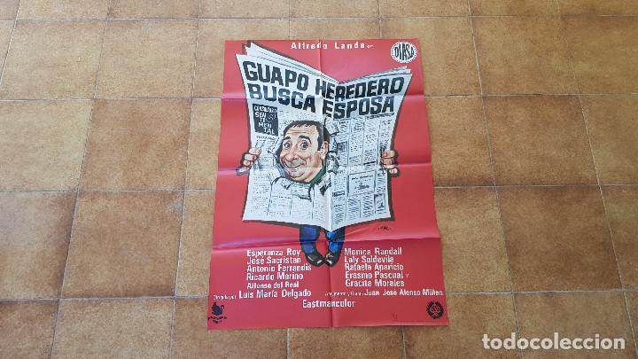 Kino: POSTER CARTEL GUAPO HEREDERO BUSCA ESPOSA (1972) ALFREDO LANDA