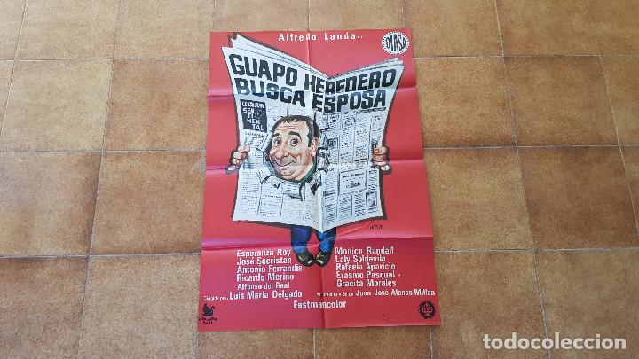 Kino: POSTER CARTEL GUAPO HEREDERO BUSCA ESPOSA (1972) ALFREDO LANDA