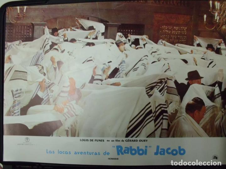 Kino: CARTEL FOTOGRAMA DE CINE. LAS LOCAS AVENTURAS DE RABBI JACOB. 34X24,5 CM.  CARTELCI-140