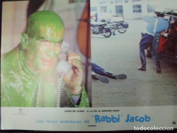 Kino: CARTEL FOTOGRAMA DE CINE. LAS LOCAS AVENTURAS DE RABBI JACOB. 34X24,5 CM.  CARTELCI-141