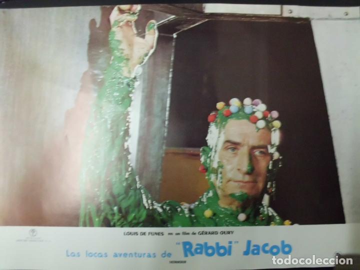 Kino: CARTEL FOTOGRAMA DE CINE. LAS LOCAS AVENTURAS DE RABBI JACOB. 34X24,5 CM.  CARTELCI-142