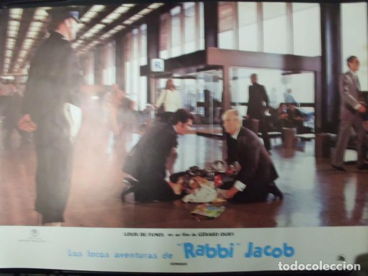 Kino: CARTEL FOTOGRAMA DE CINE. LAS LOCAS AVENTURAS DE RABBI JACOB. 34X24,5 CM.  CARTELCI-143