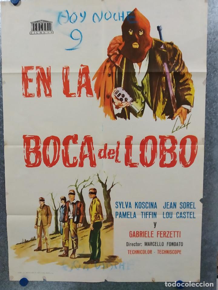 Cinema: En la boca del lobo. Sylva Koscina, Jean Sorel, Pamela Tiffin A&Ntilde;O 1969. POSTER ORIGINAL