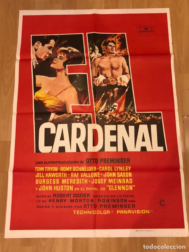 Cinema: Cartel o poster el cardenal otto preminger romy schneider 100x70 cm