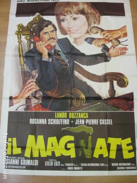 Kino: il magnate - poster cartel original italia - el magnate lando buzzanca rosanna schiaffino