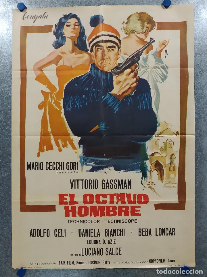 Kino: El octavo hombre. Vittorio Gassman, Adolfo Celi, Daniela Bianchi A&Ntilde;O 1966. POSTER ORIGINAL