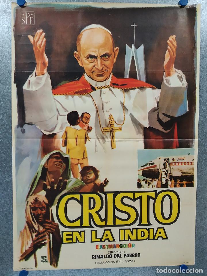 Cinema: CRISTO EN LA INDIA. RINALDO DAL FABBRO. A&Ntilde;O 1966. POSTER ORIGINAL