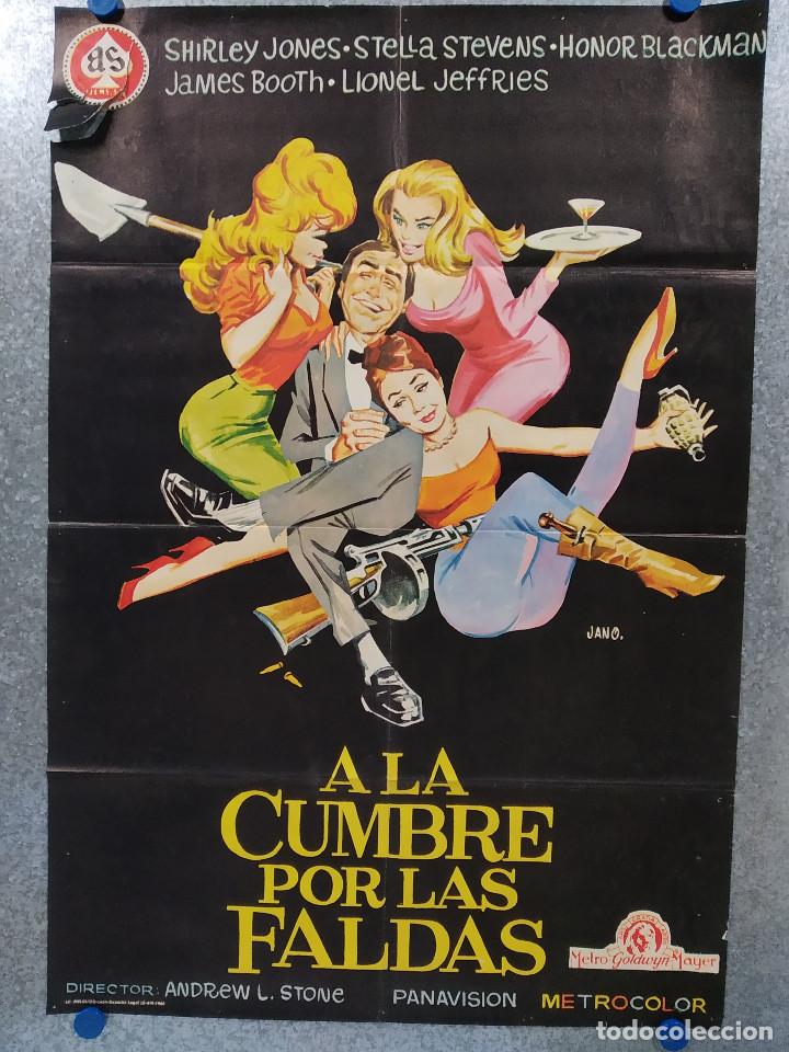 Kino: A la cumbre por las faldas. Shirley Jones, Stella Stevens, Honor Blackman  A&Ntilde;O 1966. POSTER ORIGINAL