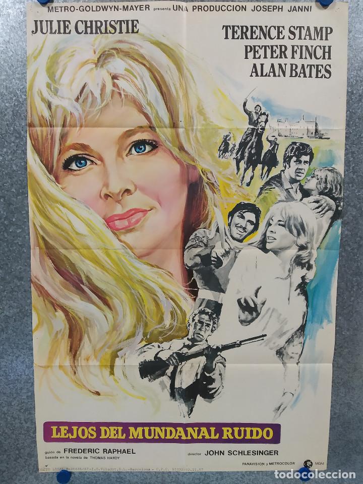 Cinema: Lejos del mundanal ruido. Julie Christie, Terence Stamp A&Ntilde;O 1967. POSTER ORIGINAL