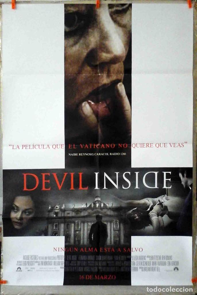 Cine: ORIGINALES DE CINE: Devil Inside - 70x100 cms. - Foto 1