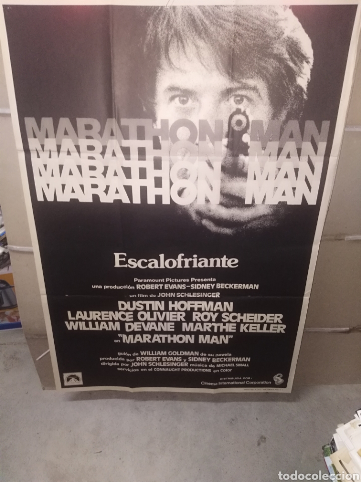 Marathon Man Dustin Hoffman Olivier Poster Orig Sold Through Direct Sale 192156551