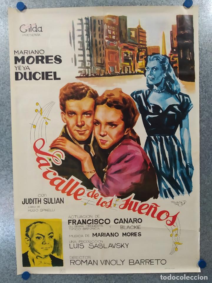 Cinema: LA CALLE DE LOS SUE&Ntilde;OS. MARIANO MORES, YEYA DUCIEL . A&Ntilde;O 1965. POSTER ORIGINAL