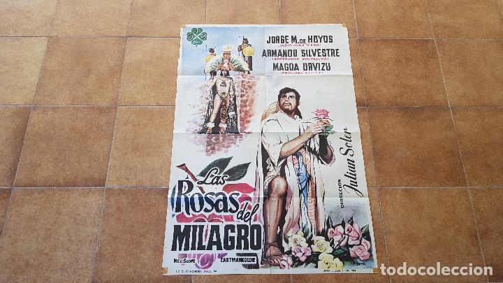 Cin&eacute;ma: POSTER CARTEL LAS ROSAS DEL MILAGRO (100 X 70 CMS. APROX.) DIR. JULIAN SOLER