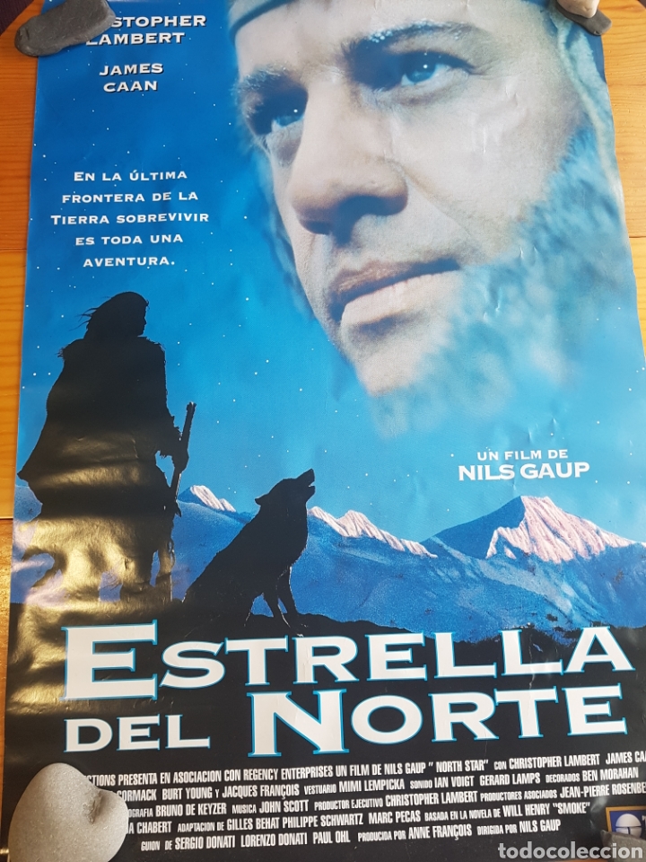 Cinema: P&Oacute;STER ESTRELLA DEL NORTE CHRISTOPHER LAMBERT 97 X 68 CM