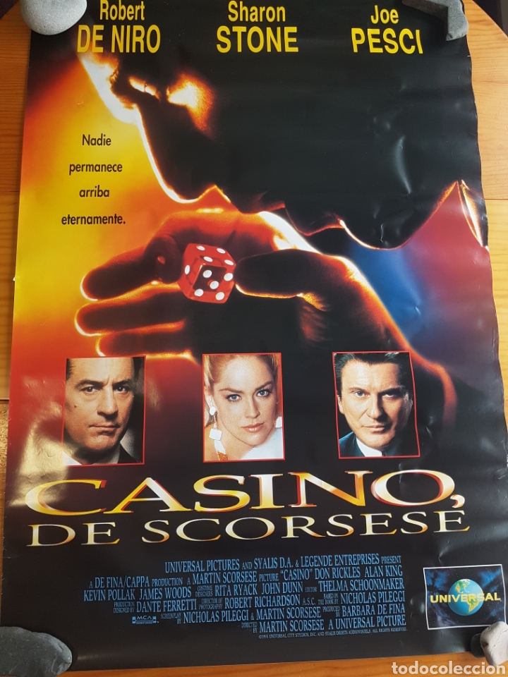 Cinema: P&Oacute;STER CASINO DE NIRO SHARON STONE JOE PESCI 98 X 685 CM