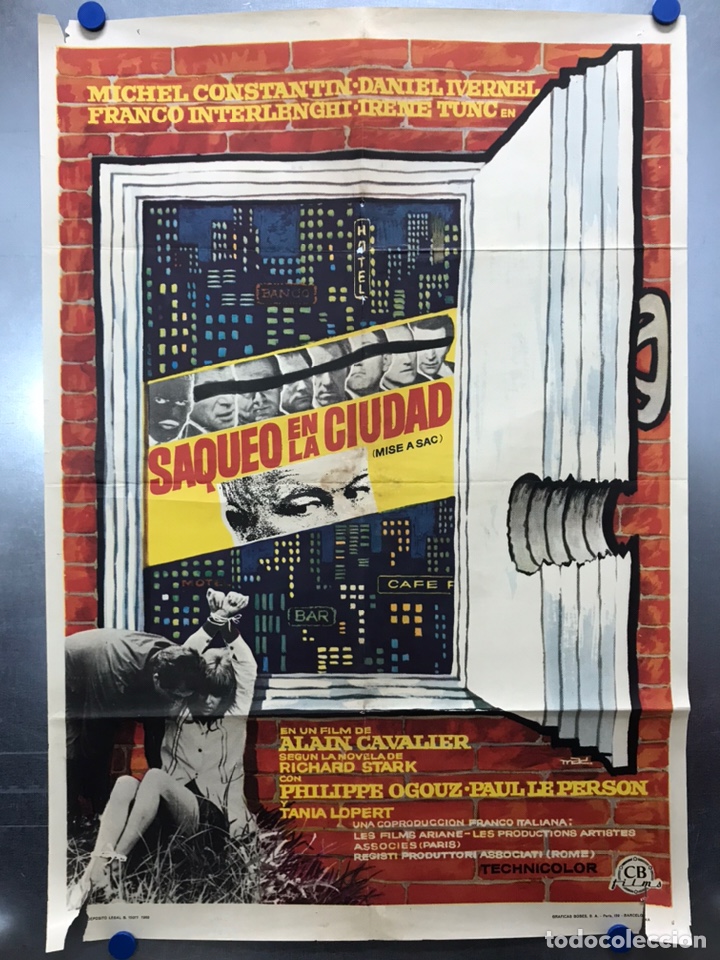 Cinema: SAQUEO EN LA CIUDAD - MICHEL CONSTANTIN - A&Ntilde;O 1969
