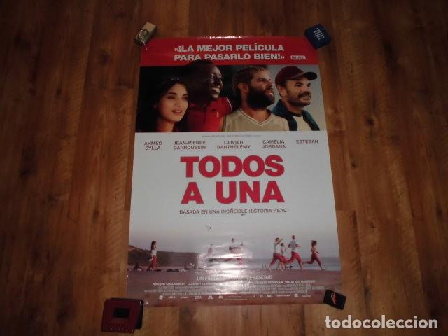 Cine: TODOS A UNA. - POSTER O CARTEL DE CINE. ORIGINAL DE LA PELICULA.