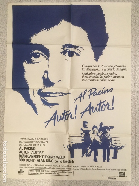 Cinema: Al pacino autor! Autor!