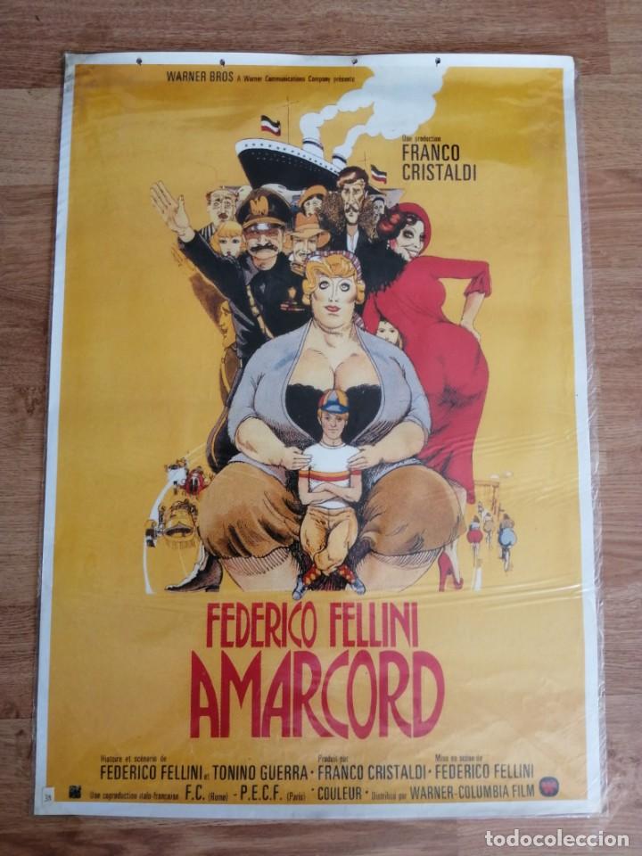 Cine: Poster de amarcord, de fellini - Foto 1
