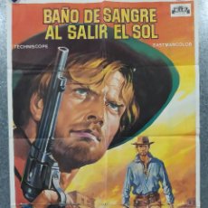 Cine: BAÑO DE SANGRE AL SALIR DEL SOL. ANTHONY STEFFEN, GIANNI GARKO, ERIKA BLAN AÑO 1975. POSTER ORIGINAL