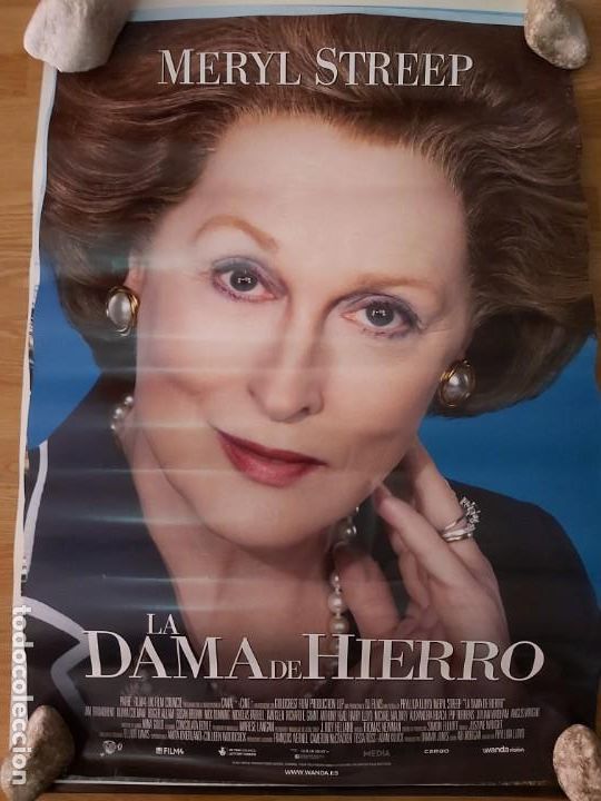Cin&eacute;ma: La dama de hierro - aprox 70x100 Cartel ORIGINAL cine (L74)