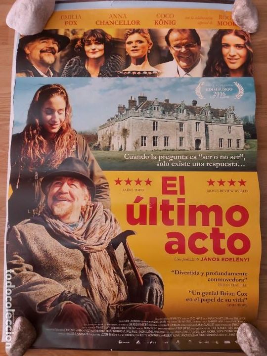 Cin&eacute;ma: El &uacute;ltimo acto - aprox 70x100 Cartel ORIGINAL cine (L74)