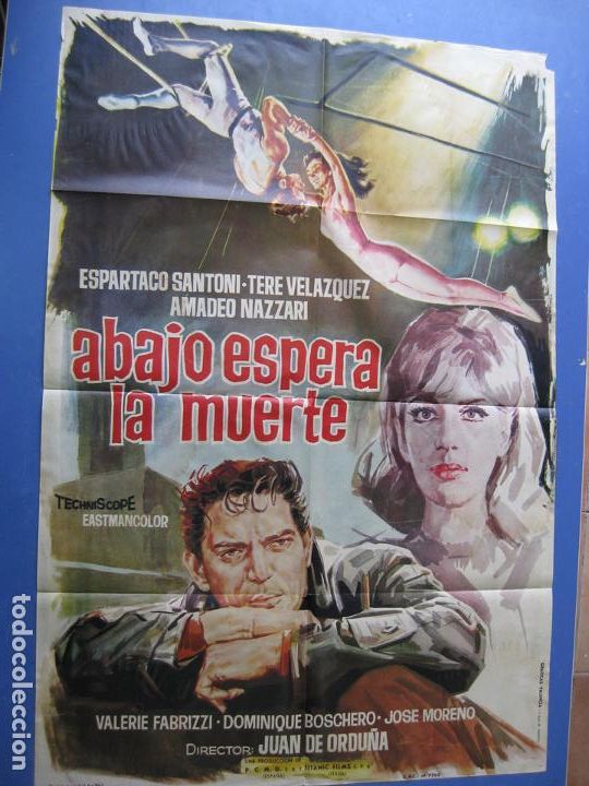 Cinema: ABAJO ESPERA LA MUERTE - ESPARTACO SANTONI - 1965