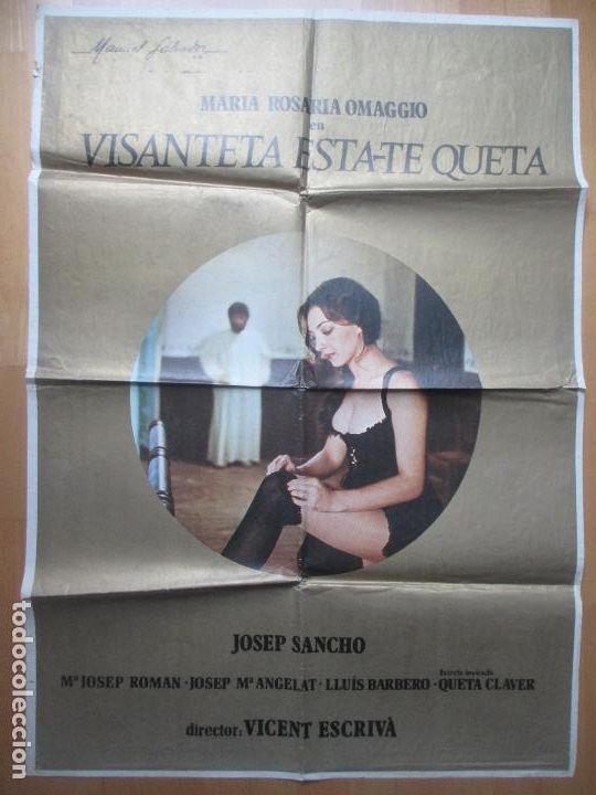 Cin&eacute;ma: CARTEL CINE VISANTETA ESTA-TE QUETA JOSEP SANCHO MANUEL SALVADOR C1771