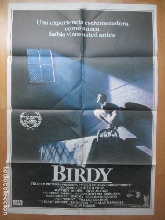 Cinema: CARTEL CINE BIRDY MATTHEW MODINE NICOLAS CAGE 1984 C1829