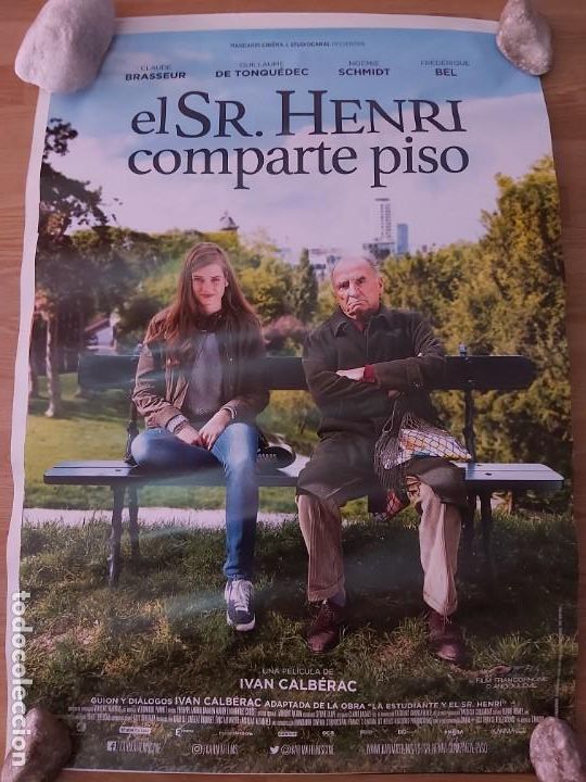 Cin&eacute;ma: El Sr Henri comparte piso - aprox 70x100 Cartel ORIGINAL cine (L74)