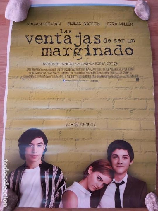 Cin&eacute;ma: Las ventajas de ser un marginado - aprox 70x100 Cartel ORIGINAL cine (L74)