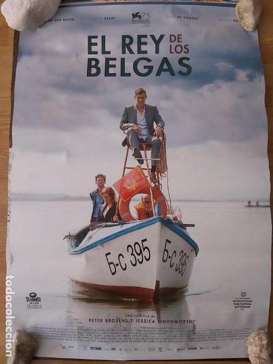 Cine: El rey de los belgas - aprox 70x100 Cartel ORIGINAL cine (L74)